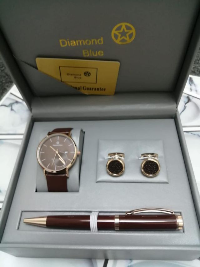 طقم ساعة رجالية